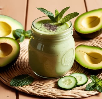 Avocado and Cucumber Smoothie