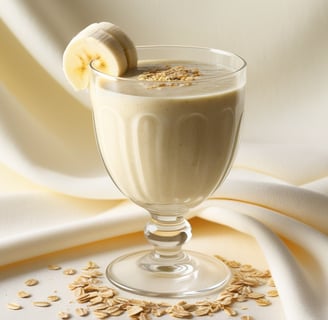 Oats Banana Smoothie for Weight Loss