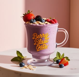 Berry Banana Oat Smoothie