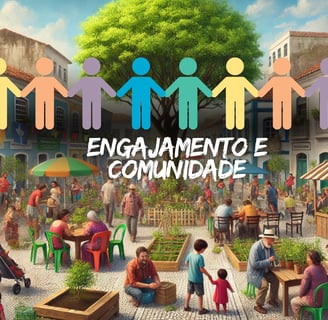 rua conquistada para o convívio através da ação comunitária
