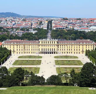 Schönbrunn Palace in The Regime from HBO