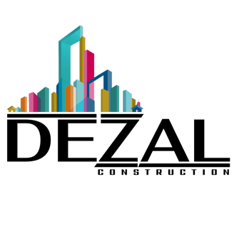 a city skyline with a colorful cityscapeople