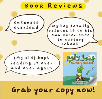book reviews baby leek goes to nursery school Singapore best children's books