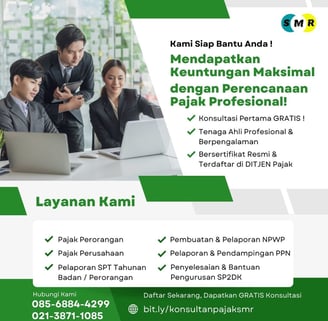 Jasa Konsultan Pajak Profesional di Bekasi - Hubungi SMR Konsultan Pajak