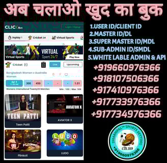 ONLINE CRICKET BETTING ID AVAILABLE DL MDL SMDL MASTER ID SUPER MASTER ID ADMIN ID AVAILABLE 
