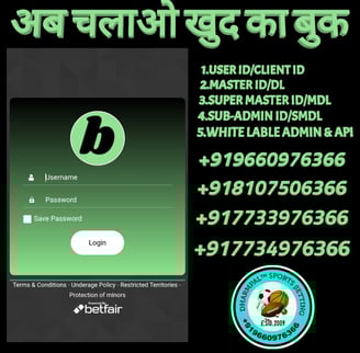 BET PRO ID /MASTER ID / SUPER MASTER ID /SUB-ADMIN/ADMIN ID /AGENT ID/PANEL ID AVAILABLE 