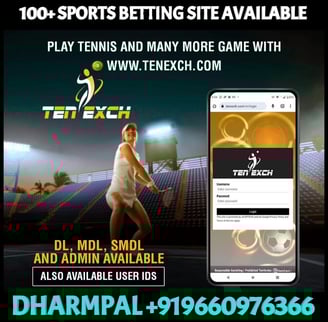 ONLINE CRICKET BETTING ID AVAILABLE DL MDL SMDL MASTER ID SUPER MASTER ID ADMIN ID AVAILABLE 