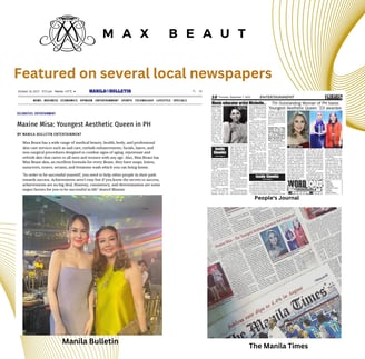 Max Beaut - Featured on several local newspapers