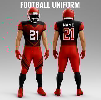 a football uniform for a football team