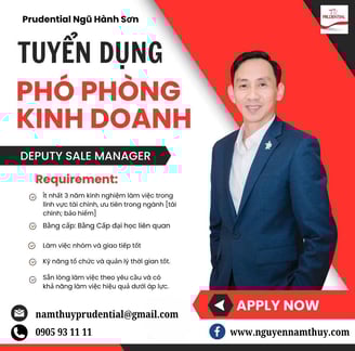 Tuyển dụng phó phòng kinh doanh – Cơ hội cho quản lý tiềm năng
