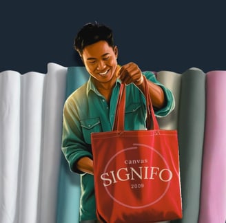 kanvas polyester signifo