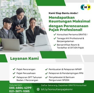 Jasa Konsultan Pajak Profesional di Bekasi - Hubungi SMR Konsultan Pajak
