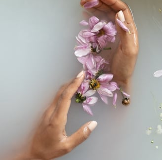 water, hand, bath, moisturizing