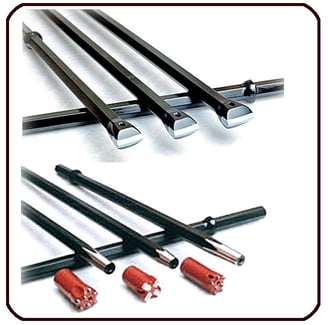 Martillos perforadores. Barrenas perforación  para martillos. Ingersoll Rand. Atlas Copco. Mineria 