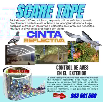 CINTA REFLECIVA PARA PALOMAS