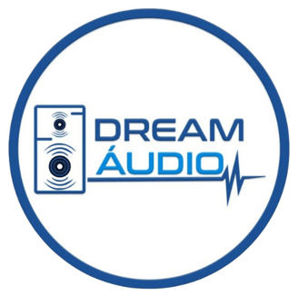 Caixa de som e simbolo da dream audio