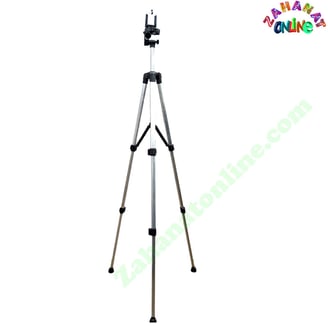 330A tripod stand for mobile, camera, and ring light with aluminum legs and swivel head