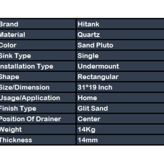 Quartz Kitchen Sink Single Big Bowl Best Details