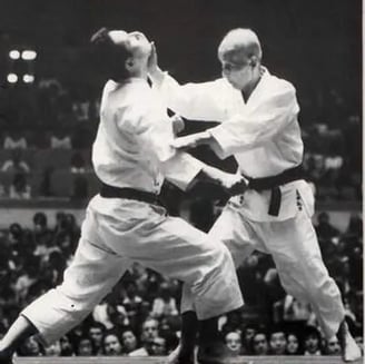 ustalar karate müsabakasında