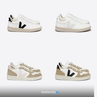 TENIS V10 -  VERT - VEJA