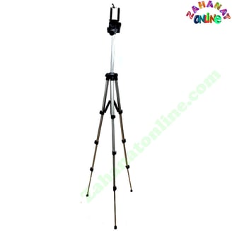 3110 Tripod stand for DSLR and mobile with smartphone holder, aluminum build, and extendable legs sh