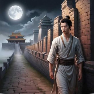 Hoàng tử Trần Khâm trốn chạy khỏi kinh thành
