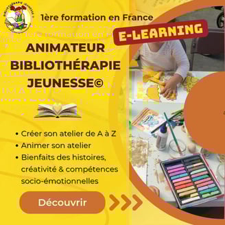 Formation Animateurs bibliothérapie  bibliothérapie enfants formation e-learning