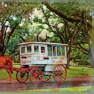 Irish Candy Merchant Wagon