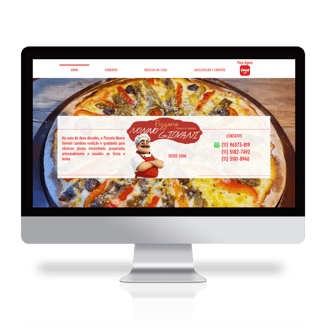 Site Pizzaria Nonno Giovani