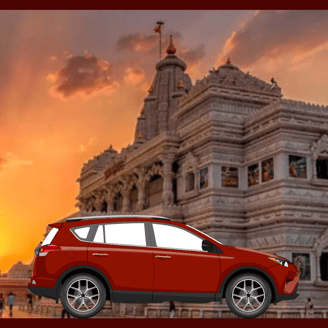Local car rental in Prayagraj for city tours to Triveni Sangam, Anand Bhawan, Khusro Bagh, local temples, and airport transfe