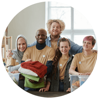 Nonprofit team excited to put their content strategy to work for their mission.