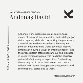 Andonas David_Artist Statement_Resident Artist_Kala Yatra Artist Residency_Nepal_2025