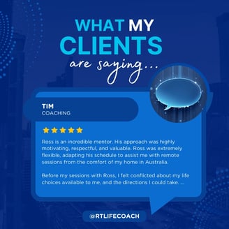 Training for Professionals: Review for One-To-One Coaching with Ross Thompson.
