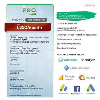 website for professionals