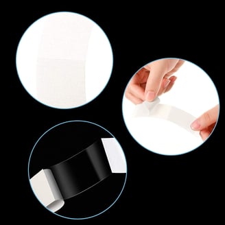 Shine less contour shapes hair wig tape