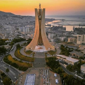martyrs monument in Algiers