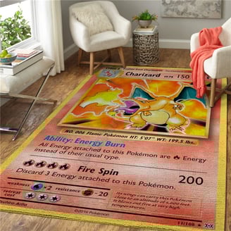 poke;on charizar rug