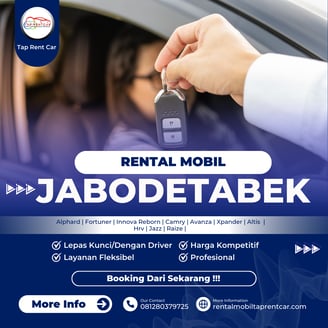 Rental Mobil Jabodetabek Lepas Kunci