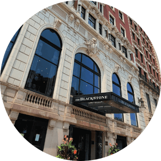 Blackstone Hotel in South Loop, Downtown Chicago