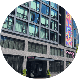 Moxy Boutique Hotel in River North, Downtown Chicago
