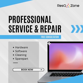Professional Laptop Repair and Service near me in Vadodara at ResQ Zone