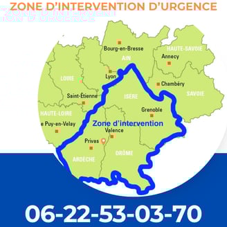 zone intervention serrurier automobile ouverture de porte drome Ardèche Rhône-Alpes