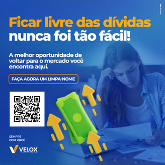 Limpa Nome Velox Financeira Palhoça - Serviço para restaurar seu nome na Grande Florianópolis