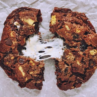 Pothole Cookies (aka Rocky Road Cookies)