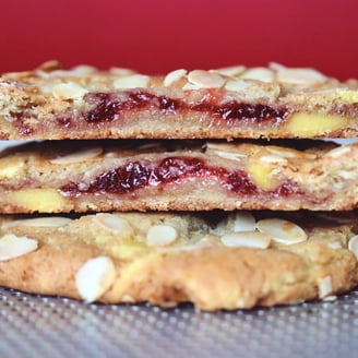 Bakewell Tart Cookies