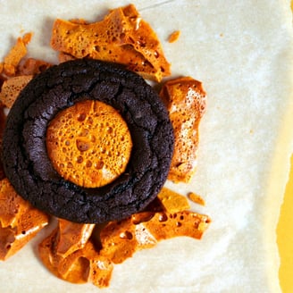 Honeycomb Chocolate Cookies