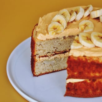 Banoffee Cream Cake (Gluten Free)
