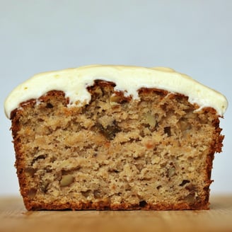Parsnip, Maple, and Walnut Bread with Cream Cheese Frosting