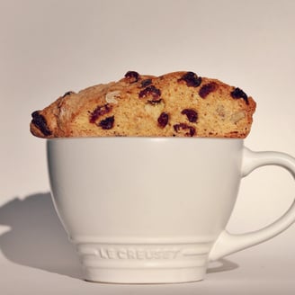 Cranberry, Orange, and Walnut Biscotti