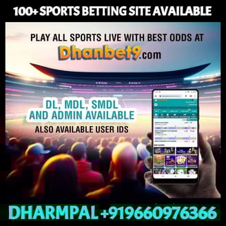 ONLINE CRICKET BETTING ID AVAILABLE DL MDL SMDL MASTER ID SUPER MASTER ID ADMIN ID AVAILABLE